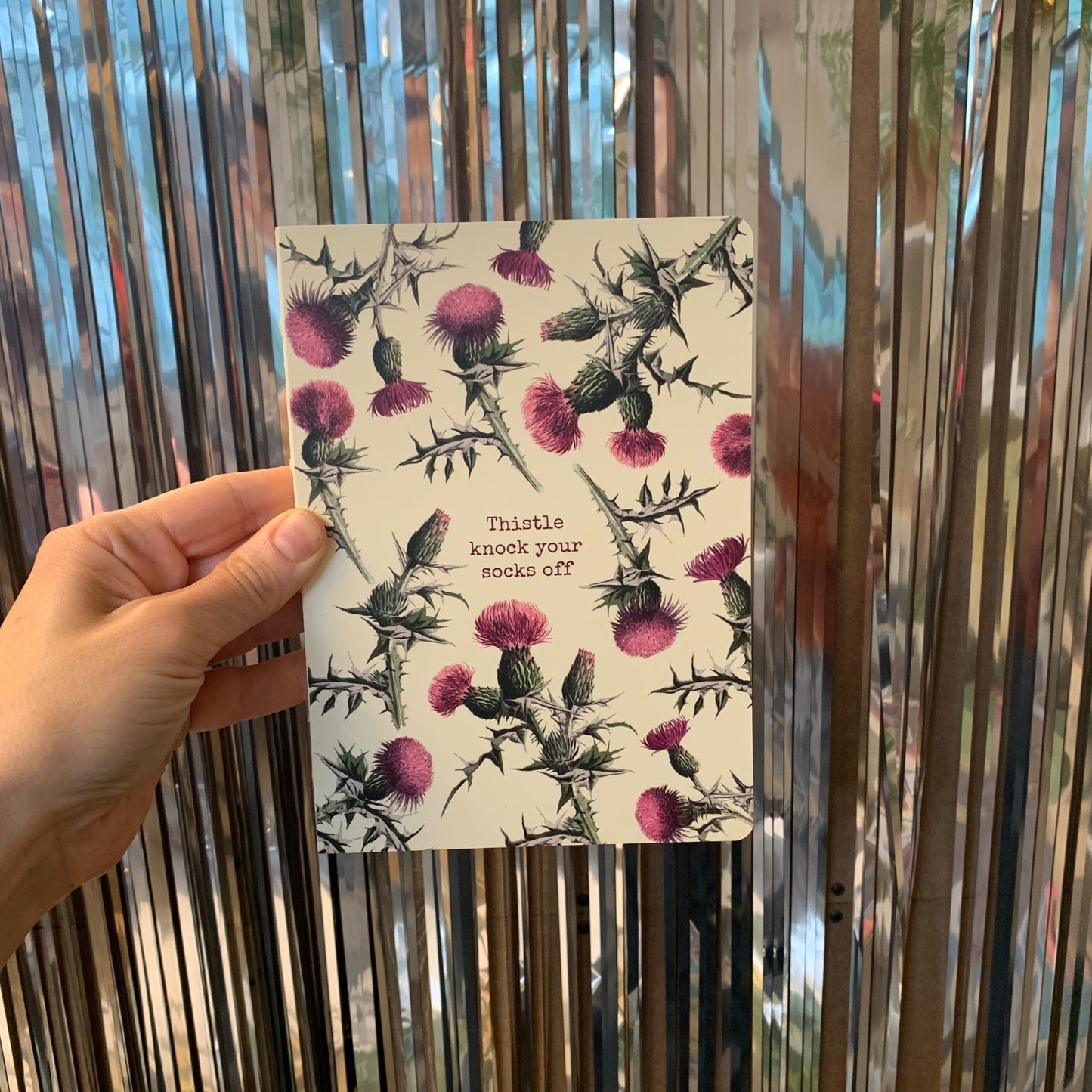 Thistle Knock Your Socks Off Double-Sided Journal