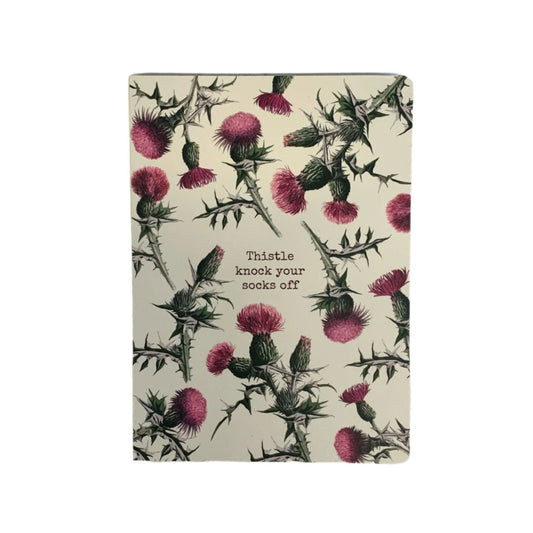 Thistle Knock Your Socks Off Double-Sided Journal
