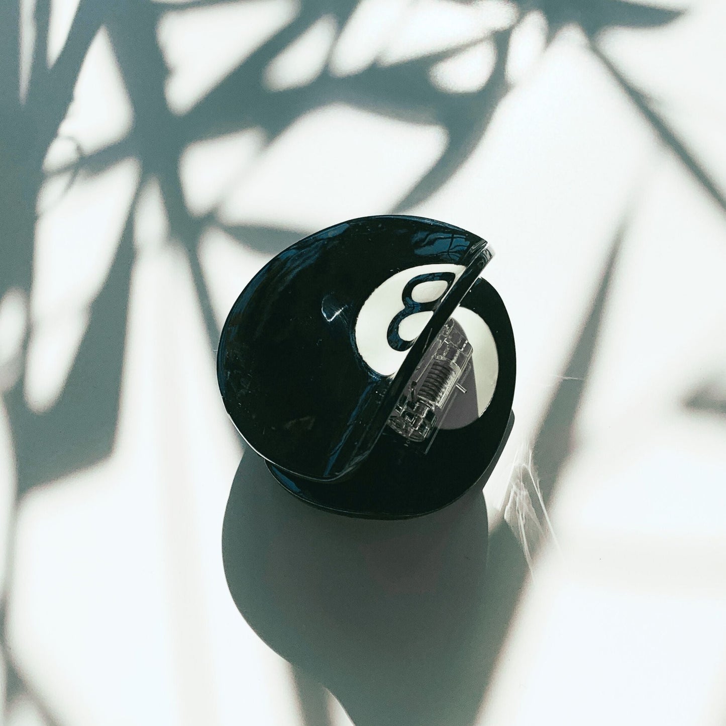 Eight Ball Hair Claw | Claw Clip in Velvet Travel Bag