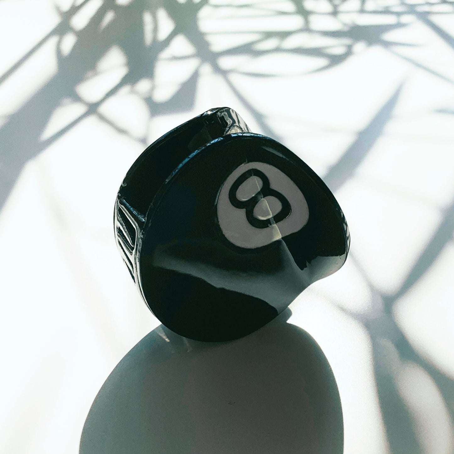 Eight Ball Hair Claw | Claw Clip in Velvet Travel Bag